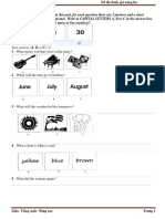 Recording. Choose The Correct Picture. Write in CAPITAL LETTERS A, B or C in The Answer Box. Example: How Many People Were at The Meeting?