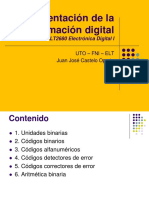 Representación de La Información Digital: ELT2680 Electrónica Digital I