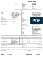 Purchase Order: 23.11.2022 23.11.2022 Heriyadi Janwar Annisa