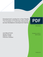 Development Lending For A New Reality The Evolution of Financing Instruments Across Multilateral Development Banks