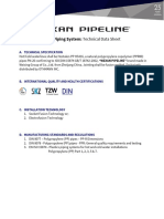 PP-R Piping System: Technical Data Sheet