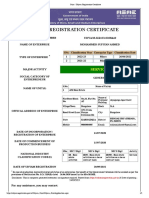 Sufiyan MSME Certificate