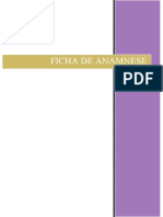 Ficha de Anamnese