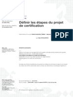 Définir Les Étapes Du Projet de Certification0409