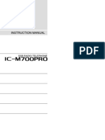 IC-M700pro Instruction Manual