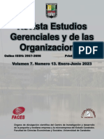 Revista Estudios Gerenciales y de Las Organizaciones: Volumen 7. Numero 13. Enero-Junio 2023