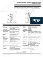 Duct and Outside Air Humidity/Temperature Sensor