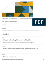 Tema 6 - História Da Educação No Brasil Republicano