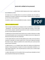 2 - Desarrollo (Importancia de La Calidad en Los Procesos