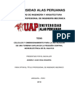 Tesis Cálculos Dimensionamiento Instalación Turbina Kaplan