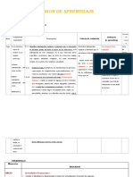 Sesion de Aprendizaje: I.E Grado Y Secciòn: 6 - ° Docente: Alicia Quispe Garcia