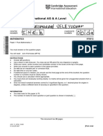 Cambridge International AS & A Level: Mathematics 9709/12