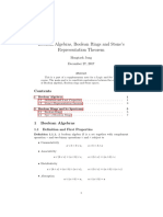 Boolean Algebras, Boolean Rings and Stone's Representation Theorem