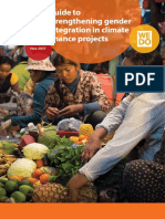 Guide To Strengthening Gender Integration in Climate Finance Projects