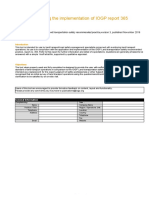 Tool For Assessing The Implementation of IOGP Report 365