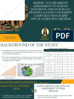 Seismic Vulnerability Assessment of School Buildings Among Bataan Peninsula State University Campuses Using Rapid Visual Screening