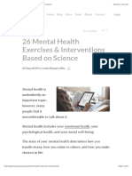 26 Mental Health Exercises & Interventions Based On Science