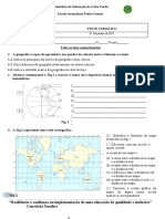 2 Teste - I Trimestre12ºAno - 2021 - 2022 - NEE