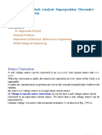 Nodal Analysis Mesh Analysis Superposition Thevenin's and Norton Theorem