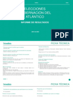 Encuesta de Datanálisis Sobre Intención de Voto A La Gobernación Del Atlántico