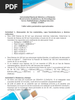 Taller - Fase 5 - Parámetros Operacionales