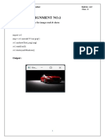 Assignment No.1: Que1) Create A Program For Image Read & Show