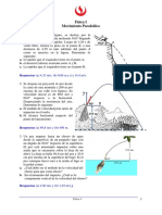 Ejercicios de Movimiento Parabolico - PREG