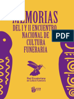  Prólogo Memorias I y II Encuentro Nacional de Cultura Funeraria