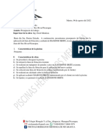 Cliente: Sra. Denise Estrada Ubicación: San Juan Del Sur, Rivas/Nicaragua Asunto: Presupuesto de Trabajo Supervisor de La Obra: Ing. Erick Mendoza