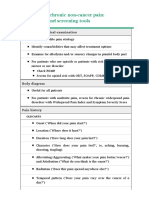 Evaluation of Chronic Non Cancer Pain Components and Screening Tools