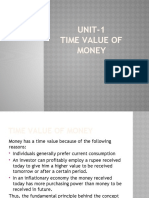 UNIT-1 Time Value of Money