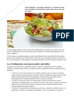 Alimentos P Combatir El Dolor