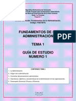 Fundamentos de Administracion