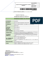 Información General Del Proyecto Expediente Proyecto Interesado NIT Teléfono Sector Y Subsector Grupo Interno Jurisdicción Autoridad Ambiental