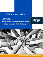 Lectura Sobre Los Principales Representantes de La Ética