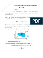 Caracteristiques Geometrique D'une Section Plane