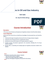 Regulations in Oil and Gas - 1 - 2 - 3 - 4 - 5 - 6 PDF