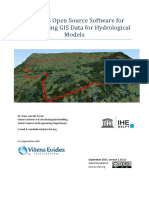 Exercises Open Source Software For Preprocessing GIS Data For Hydrological Models v2.18.11 PDF