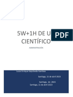 5W+1H de Un Cientifico