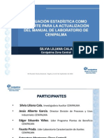 Evalucion A Como Soporte para La Actualizacion Del Manual de Lab Oratorio de Cenipalma