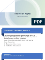 Bill of Rights 2022 Bar Exam