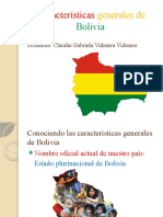 Características Generales de Bolivia