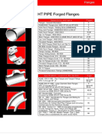 Ansi Flange Standard HT Pipe