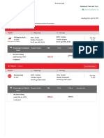 Sample Flight Ticket