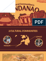 Cultural Communities in Mindanao PDF