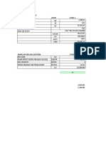 3) Sme & Makeup Air Calculation