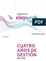 Balance de Gestión 2019/2023 de Sí Se Puede en Buenavista Del Norte