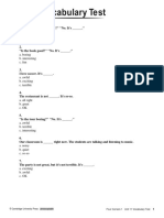 Four Corners Level 1 U11Vocabulary