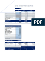Planilha de Calculos de Honorários Contabeis