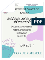 Tipos de Variable Tarea 1